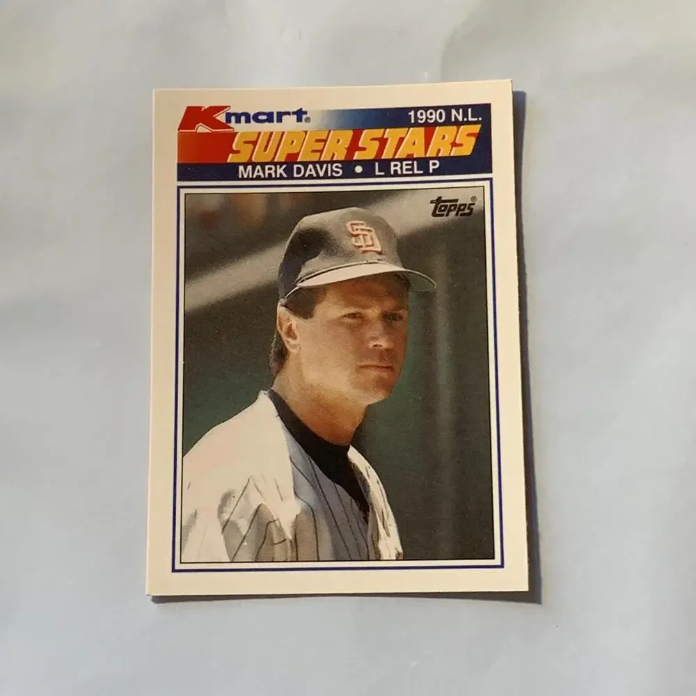 1990 Kmart Super Stars Mark Davis Baseball Card‎